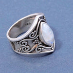 Vintage Silver Real Moonstone RingRing