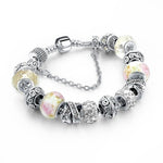 Ribbon Luxury Charm BraceletsBraceletWhite