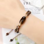 Natural Tiger Eye Stone Yoga Wrap BraceletBracelet