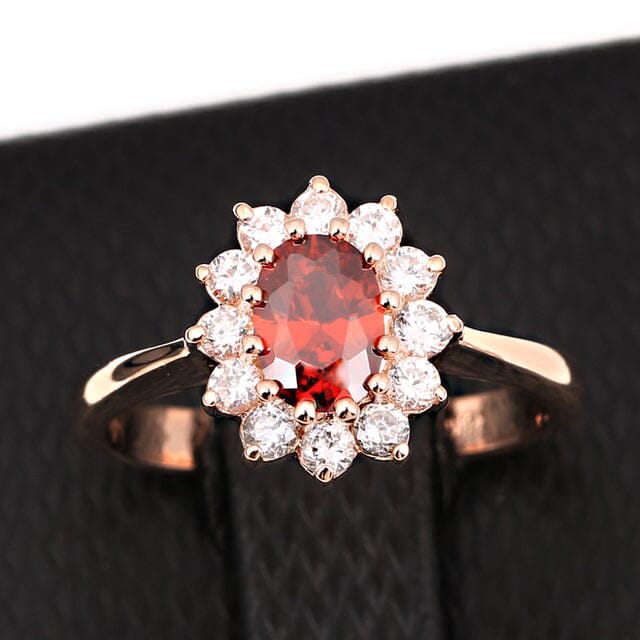 Blue Sapphire Crystal RingRing9Ruby
