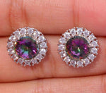 Mystic Topaz Silver EarringsEarrings