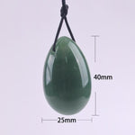 Green Jade Egg for Kegel Exercises - Set of 3 EggsYoni Eggs