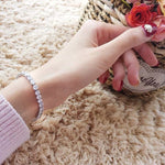 14K White Gold Filled Round Diamond BraceletBracelet