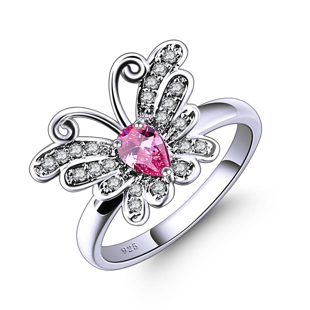 Butterfly Marquise Mystic Topaz & Amethyst RingRing