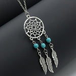 Dream Catcher Pendant NecklaceNecklaceD