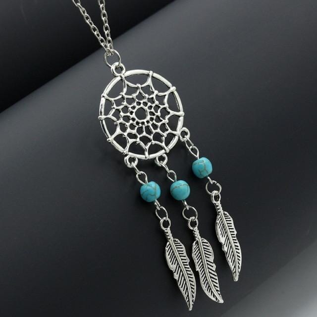 Dream Catcher Pendant NecklaceNecklaceD