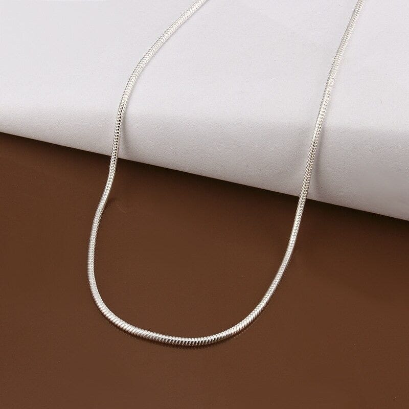 Sterling Silver Snake Chain NecklaceNecklace
