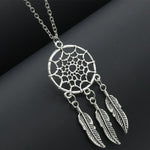 Dream Catcher Pendant NecklaceNecklaceB