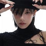 Creative Luminous Glowing Moonstone Chain Tassel Drop EarringsEarrings