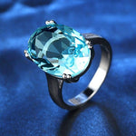 Gorgeous Aquamarine Silver Plated RingRing