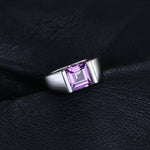 Classic Square Alexandrite Ring - 925 Sterling SilverRing