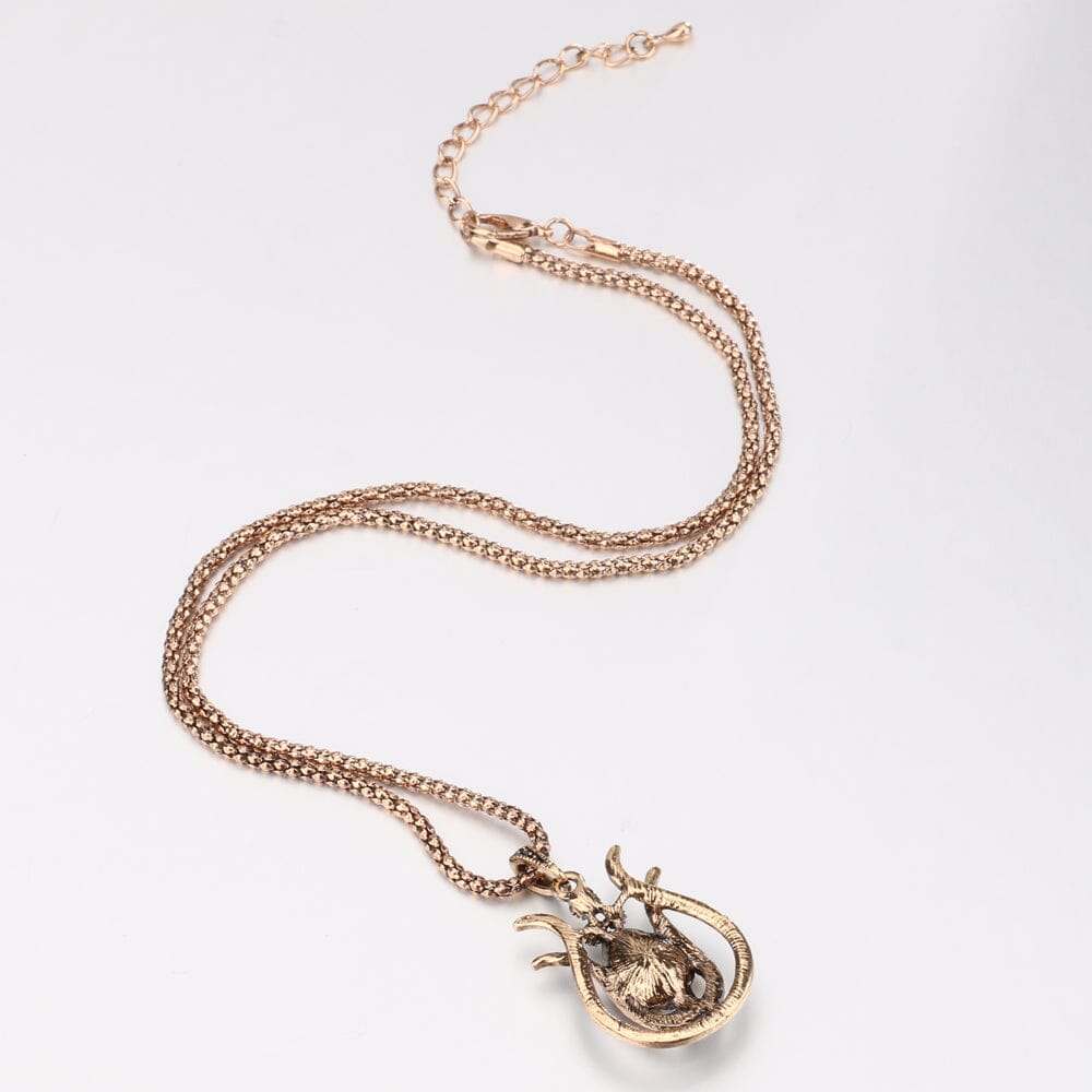 Turkish Lily Flower Set - Pendant/EarringsJewelry Set