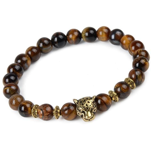 Tiger Eye, Lion & Owl BraceletBracelettiger eye leopard