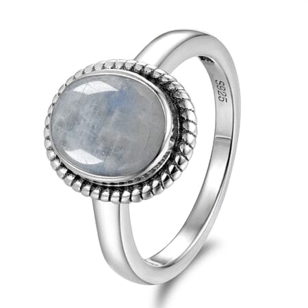 New Fashion Oval Natural Moonstones RingRing6Moonstone