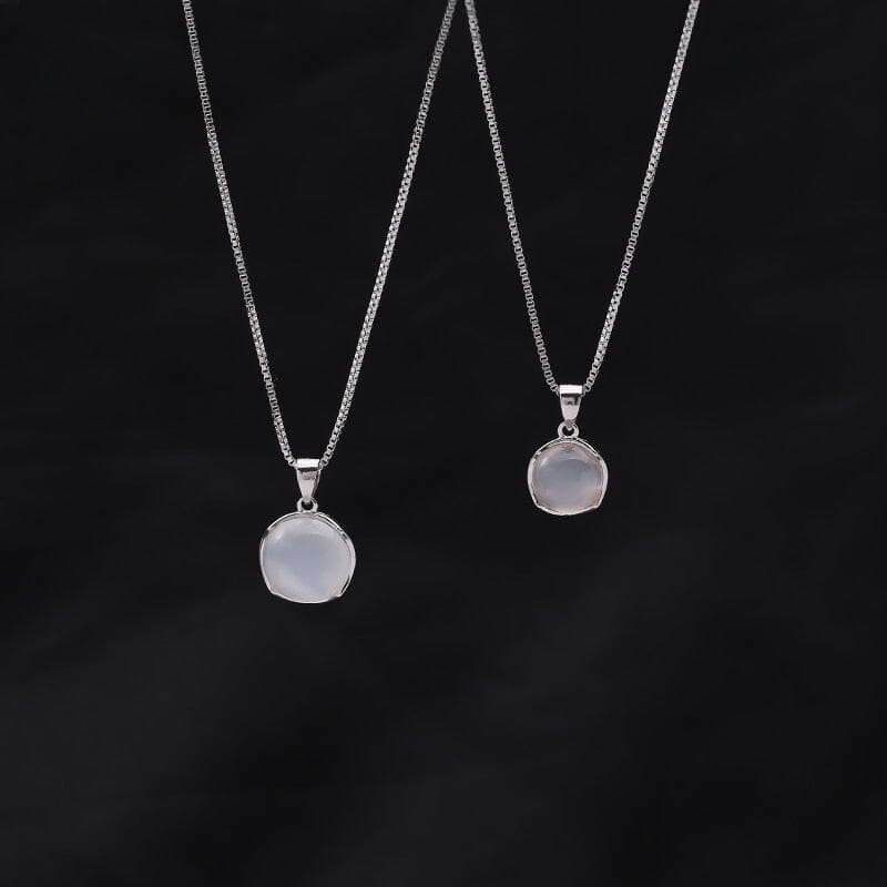 Choker Clavicle Moonstone Pendant NecklaceChoker