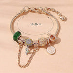 Creative Crown and Sunflower Charm BraceletBracelet