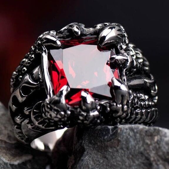 Ruby & Sapphire Dragon Men RingRing11Ruby