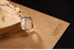 Amber Gemstone Authentic S925 Fine Jewelry Ring Sterling Silver - ResizeableRing