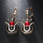 Turkish Lily Flower Set - Pendant/EarringsJewelry Set