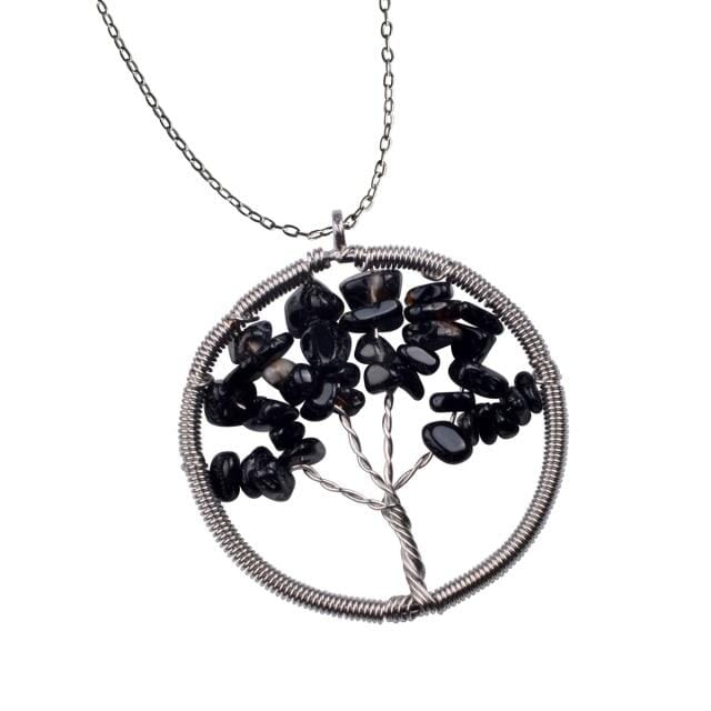 Tree of Life Branch Wiring Pendant NecklaceNecklace