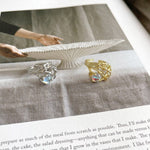 Unique Moonstone Flower Adjustable Ring - 925 Sterling SilverRing