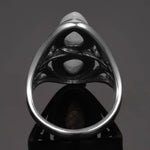 Vintage Rainbow Moonstone Ring - 925 Sterling SilverRing