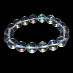 Natural Stone Beads Crystal Glass BraceletBraceletWhite Crystal 2
