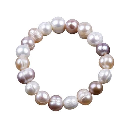 8mm Tricolor Natural Freshwater Pearl BraceletBracelet