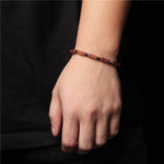 Square Tube Shape Adjustable Bloodstone BraceletBracelet