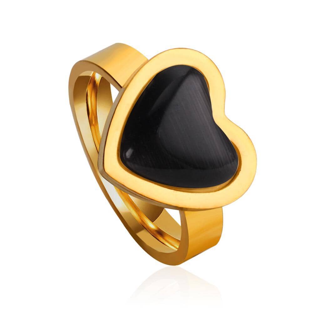 Elegant Black Opal RingRing6Gold