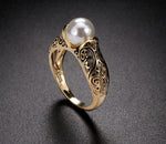 Vintage Simulated Pearl RingsRing6Gold