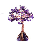 Natural Amethyst Pyramid Base Crystal TreeHome Decor