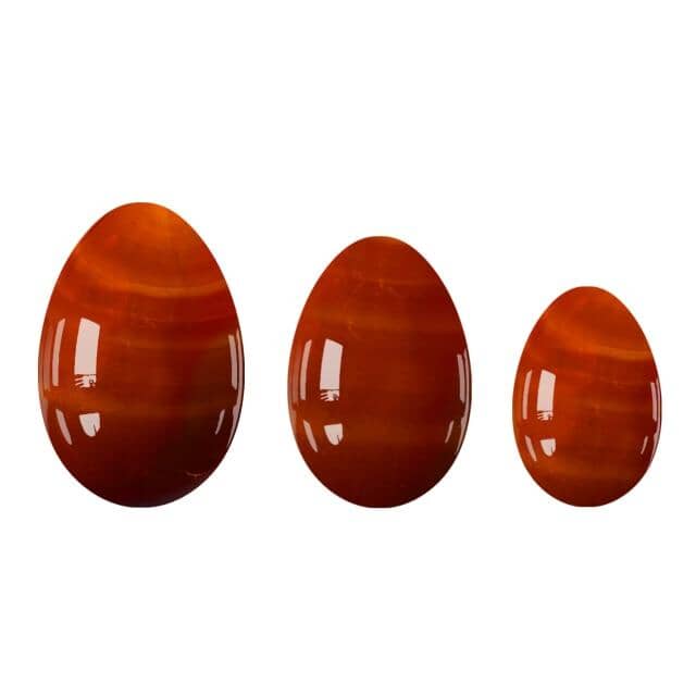 3pcs/set Natural Jade Yoni Eggs For Kegel ExerciseYoni EggsCarnelian