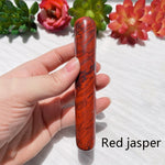 1pc Crystal Stone Body Massage Yoni Healing WandWandRed jasper