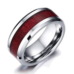 Romantic Ruby Heart With Zircon Couple RingsRing13Men