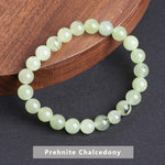 Natural Stone BraceletBraceletPrehnite Chalcedony