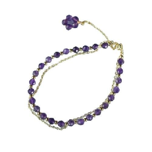 Simplicity Fairy Amethyst Crystal BraceletBracelet