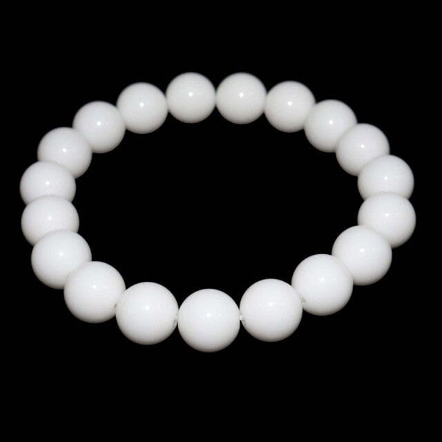 Natural Stone Beads Crystal Glass BraceletBraceletWhite Glass 2