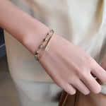Pretty Double Layered Adjustable BraceletBracelet