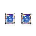Mystic Topaz Square Stud EarringsEarrings