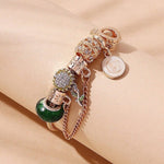 Creative Crown and Sunflower Charm BraceletBracelet