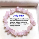 Natural Crystals Bead BraceletsBraceletJelly Pink