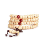 Natural Sandalwood Buddhist Meditation BraceletBraceletbiege
