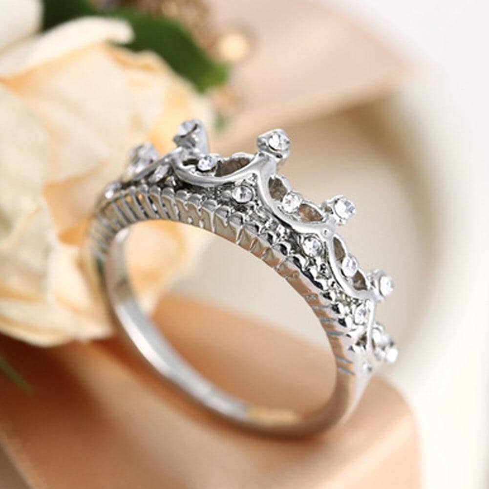 Queen's Silver Crown RingRing5