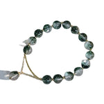 Green Ghost Chorite Crystals Beaded Strand BraceletBracelet