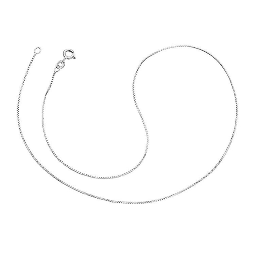 100% Genuine 925 Sterling Silver Twisted Chain NecklaceNecklace