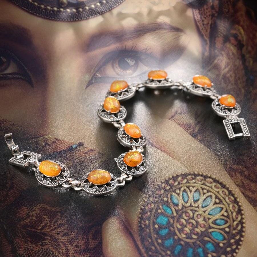 Natural Amber Tibetan BraceletBracelet