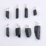 Natural Black Tourmaline NecklaceNecklaceSilver