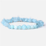 Natural Aquamarine Chip Crystal Beads BraceletBracelet