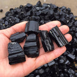 Black Tourmaline Healing StonesRaw Stone